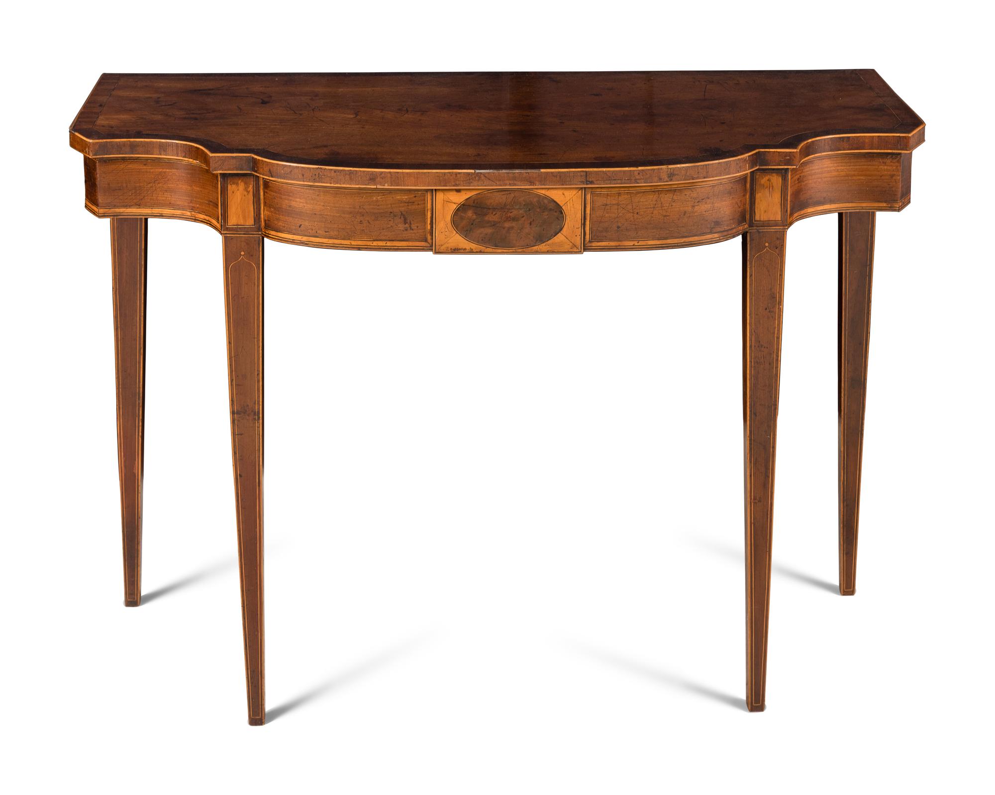 A George III Mahogany Console Table