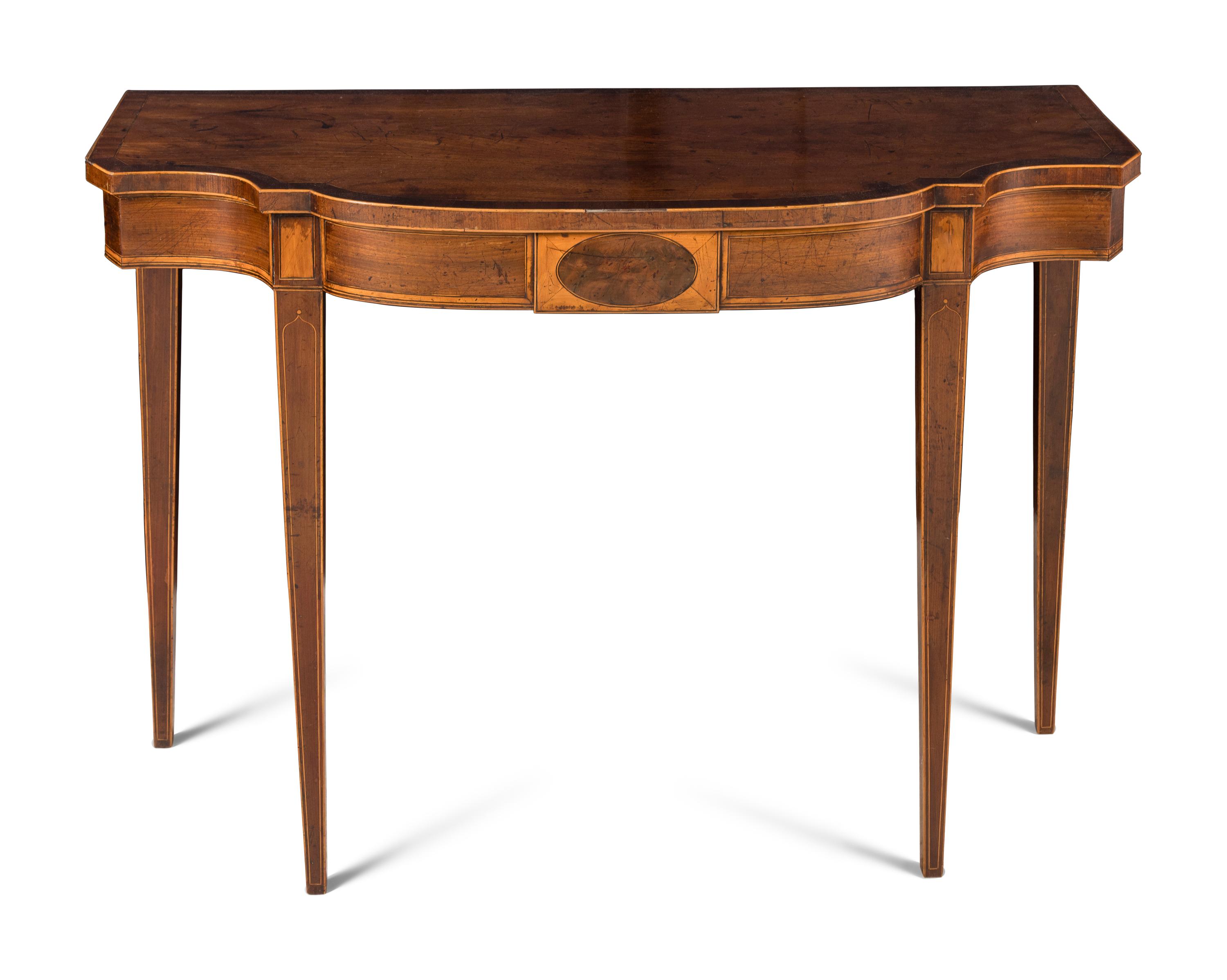 A George III Mahogany Console Table