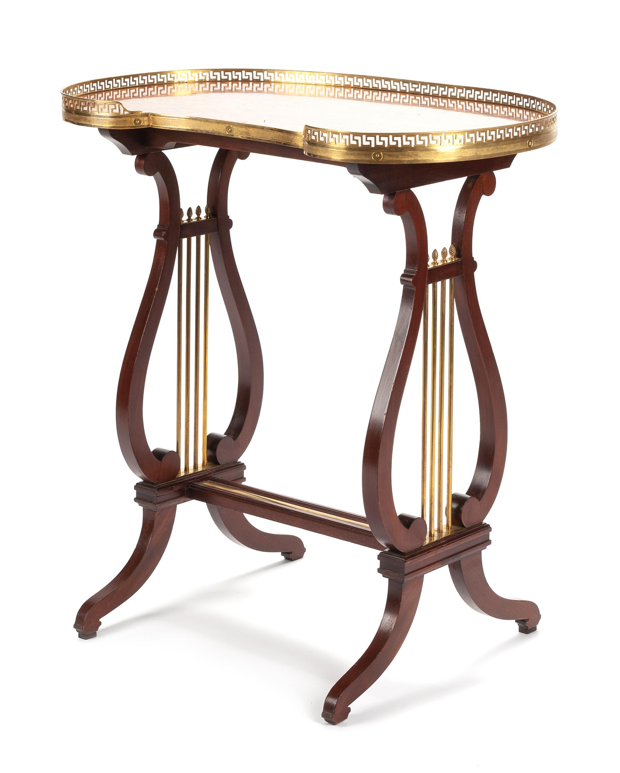 A Louis XVI Style Side Table Height 29 7/8 x width 28 x depth 17 inches. — LATE 19TH/EARLY 20TH CENTURY