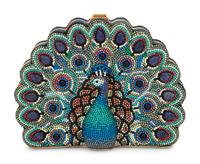 Judith Leiber Peacock Minaudière