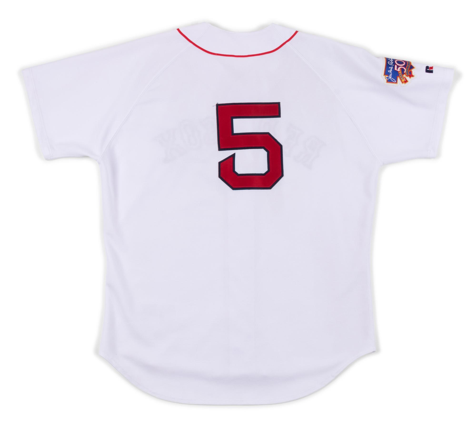 A 1997 Nomar Garciaparra Boston Red Sox Game Used / Issued Jersey,