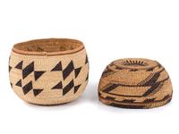 Northern California Basket AND Child's Basketry Hat