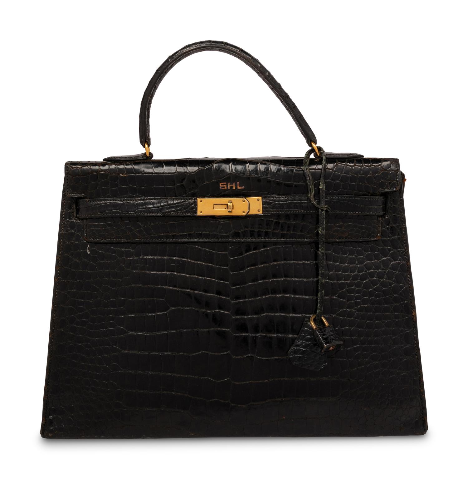 Hermès Kelly 35 Shiny Crocodile, c.1950