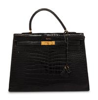 Hermès Kelly 35 Shiny Crocodile, c.1950