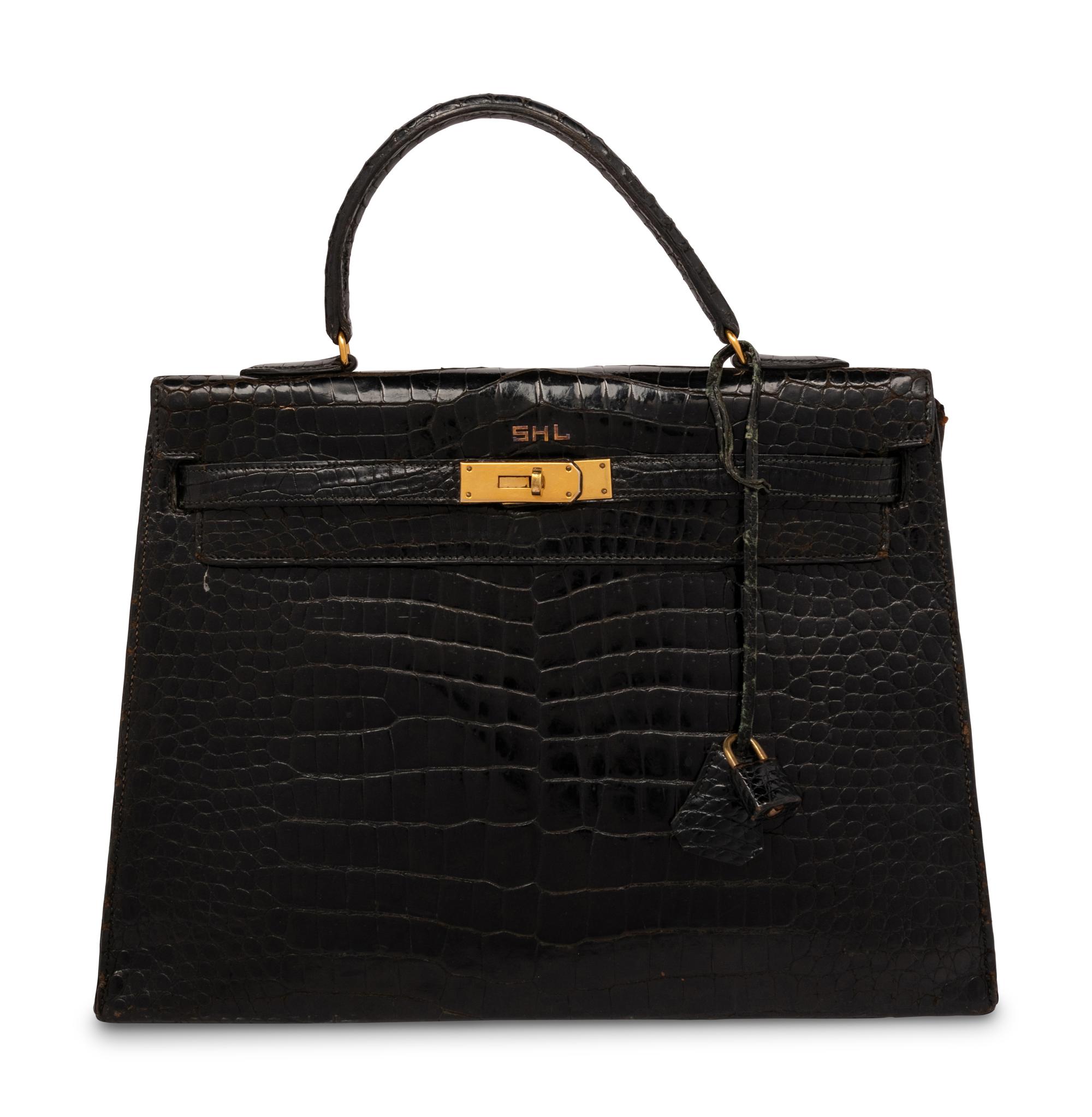 Hermès Kelly 35 Shiny Crocodile, c.1950