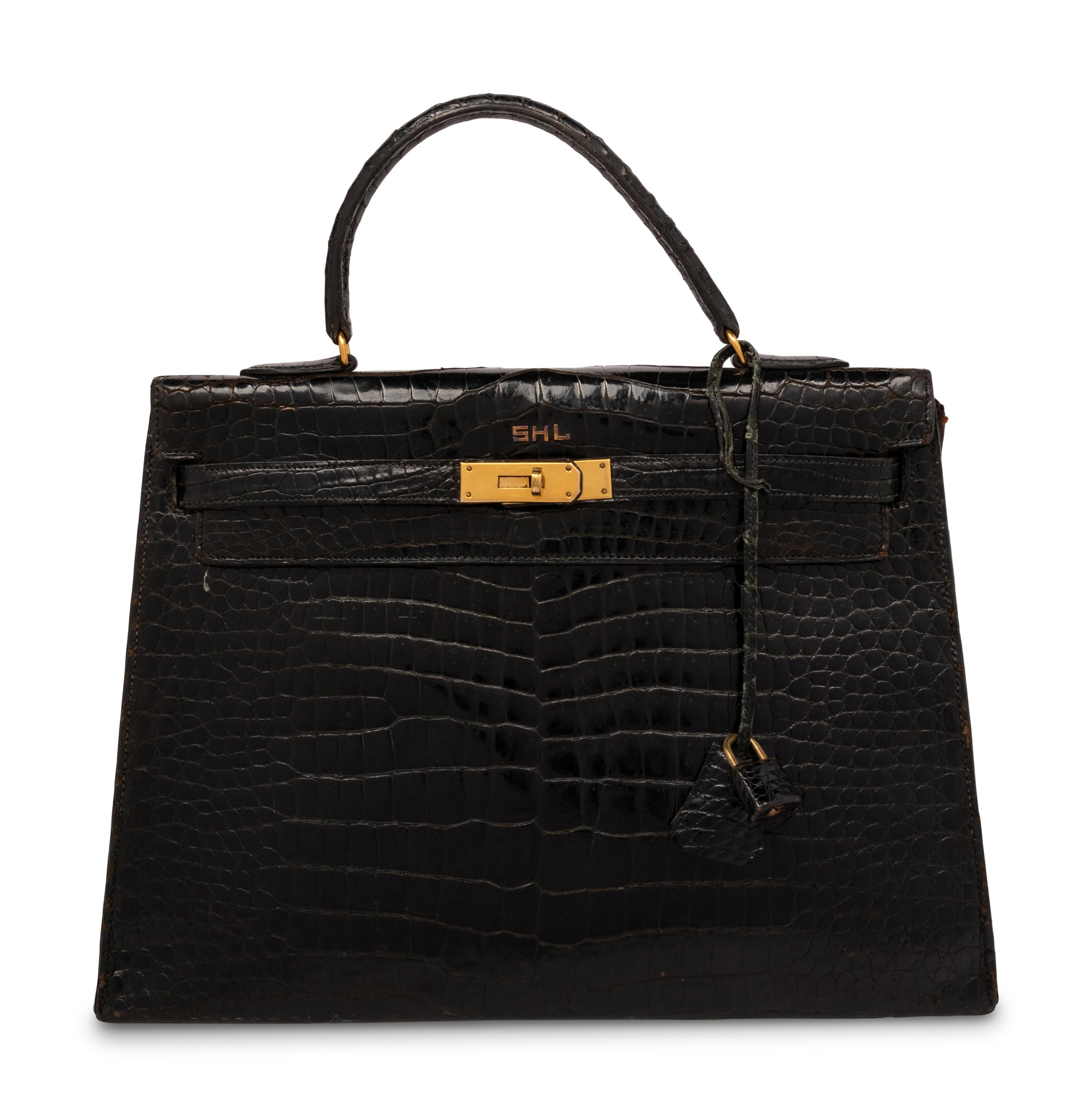 Hermès Kelly 35 Shiny Crocodile, c.1950