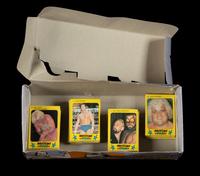 A Group of 1986 Monty Gum Wrestling Stars Cards