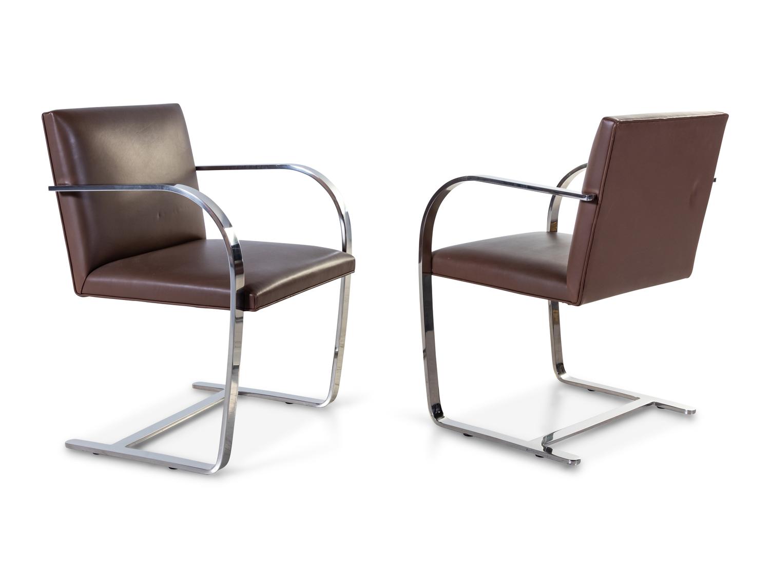 Set of Eight Brno Chairs Knoll, USA