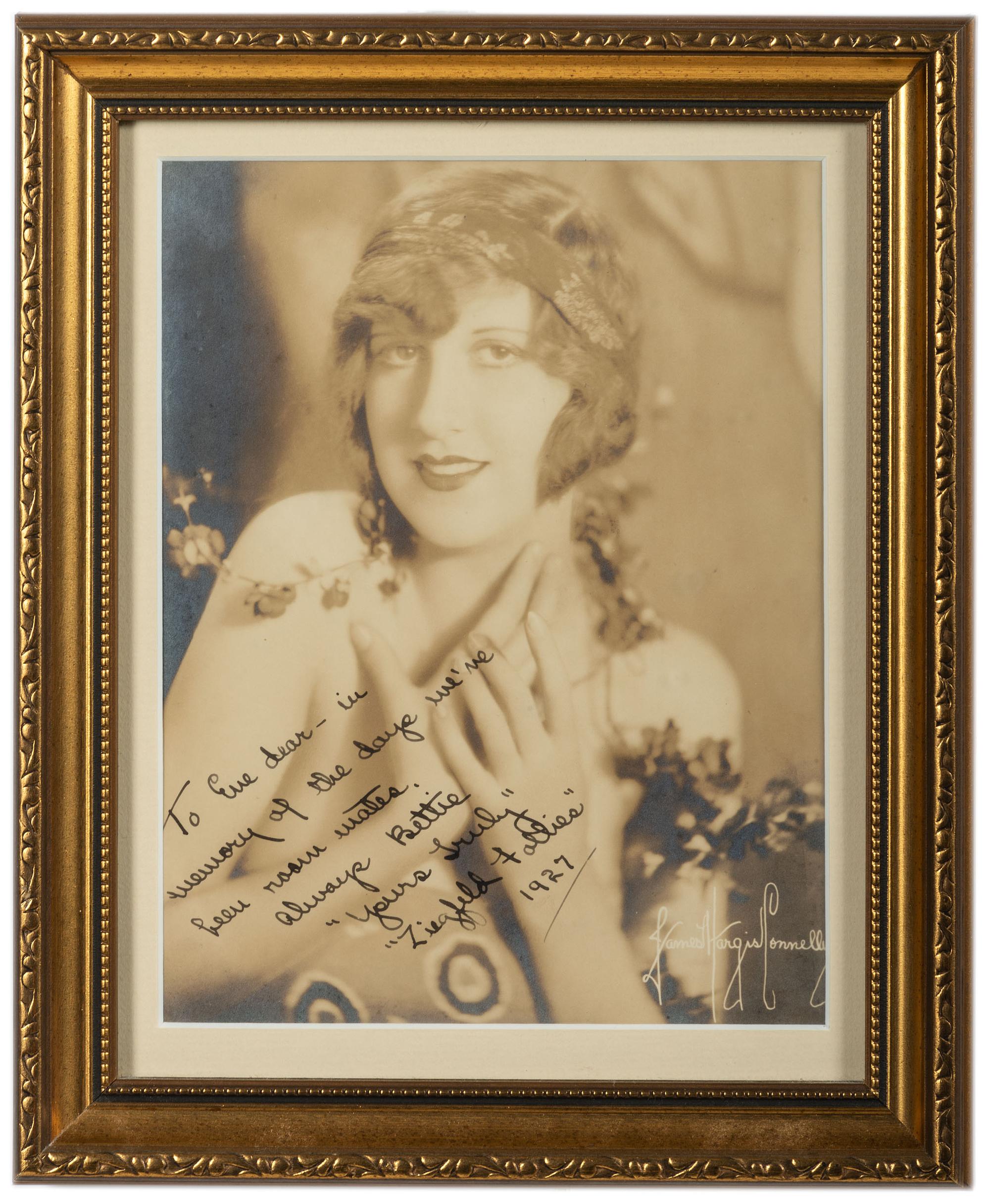 [ENTERTAINMENT]. A collection of 18 vintage photographs of members of the Ziegfeld Follies, many autographed by the sitter. — Circa 1930
