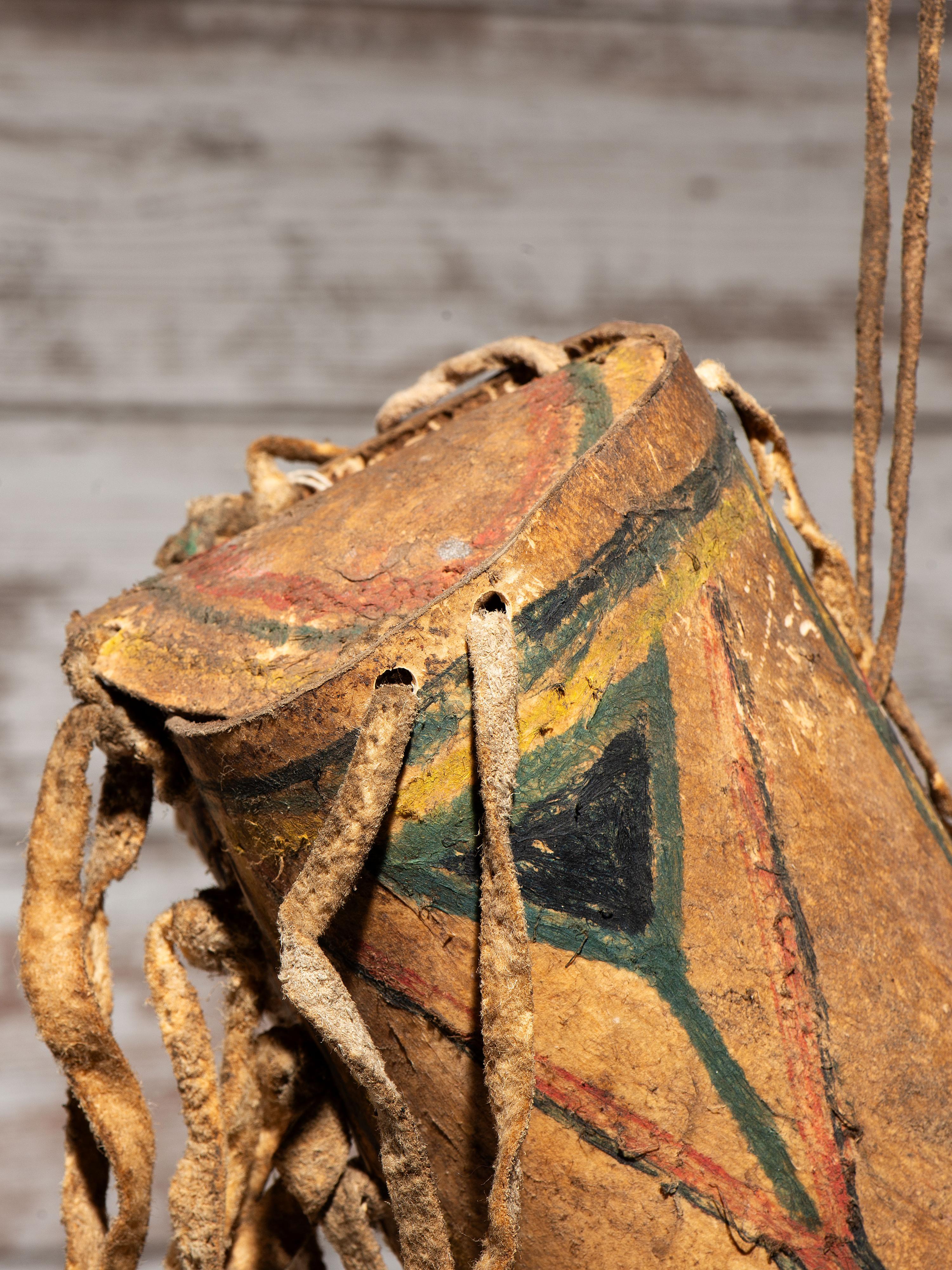 Blackfeet Parfleche Cylinder