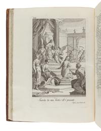 DANTE ALIGHIERI (1265-1321). [ Opere ] . La Divina Commedia... con varie annotazioni, e copiosi rami adornata ( Prose, e Rime Liriche Edite, ed Inedite ) Venice: Antonio Zatta, 1757-1758.