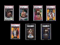 A Collection of UFC MMA Graded Trading Cards