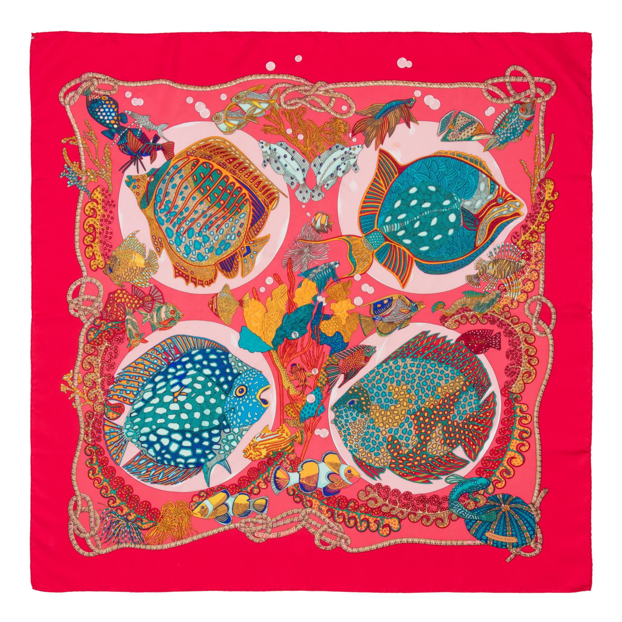Two Hermès 90cm Silk Scarf, Carré