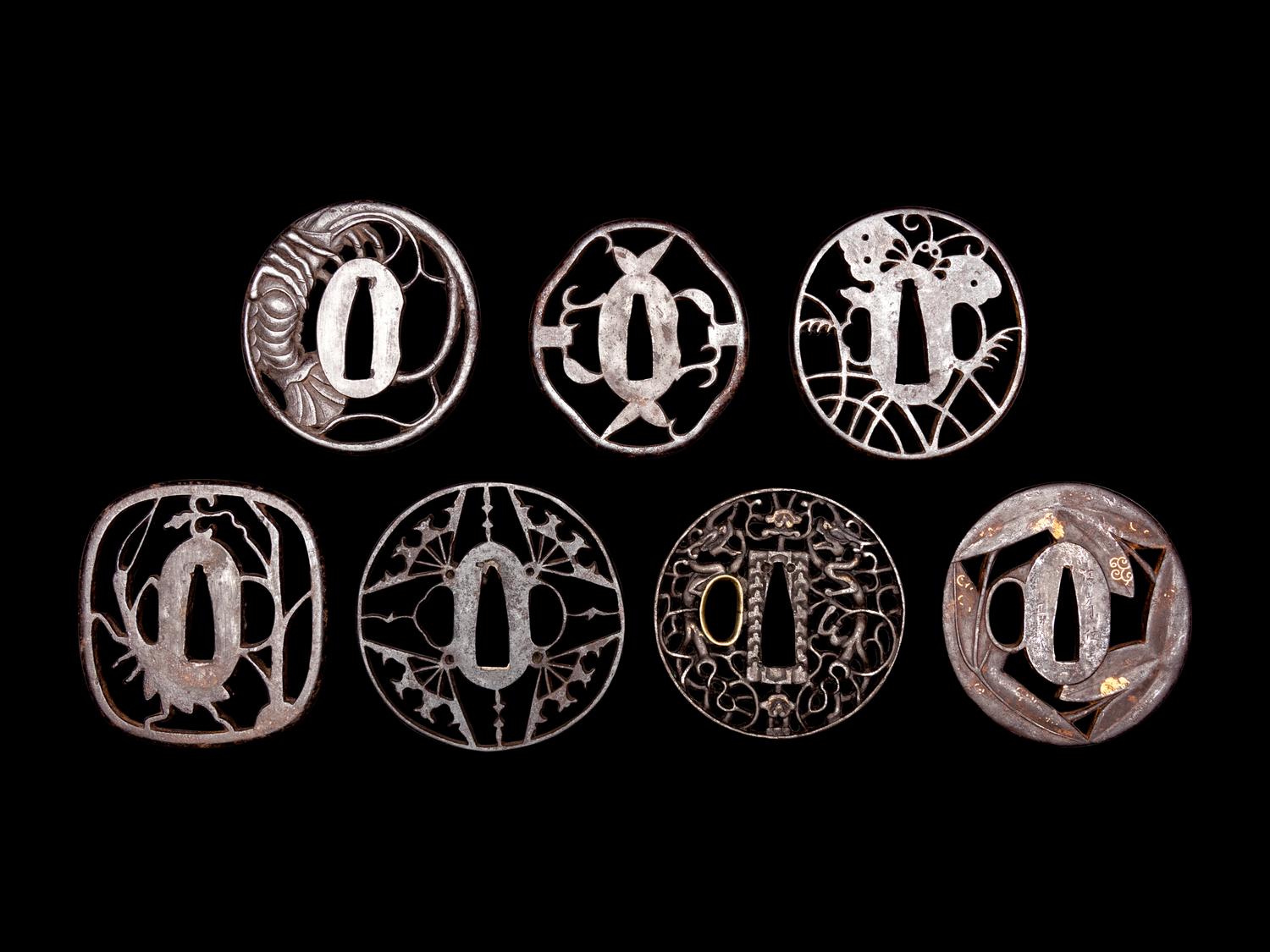 Seven Iron Tsuba