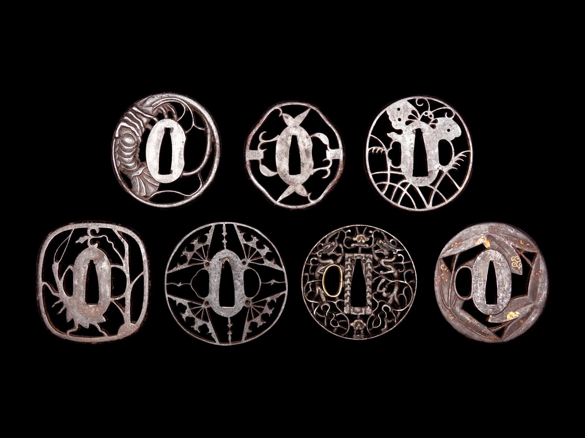 Seven Iron Tsuba