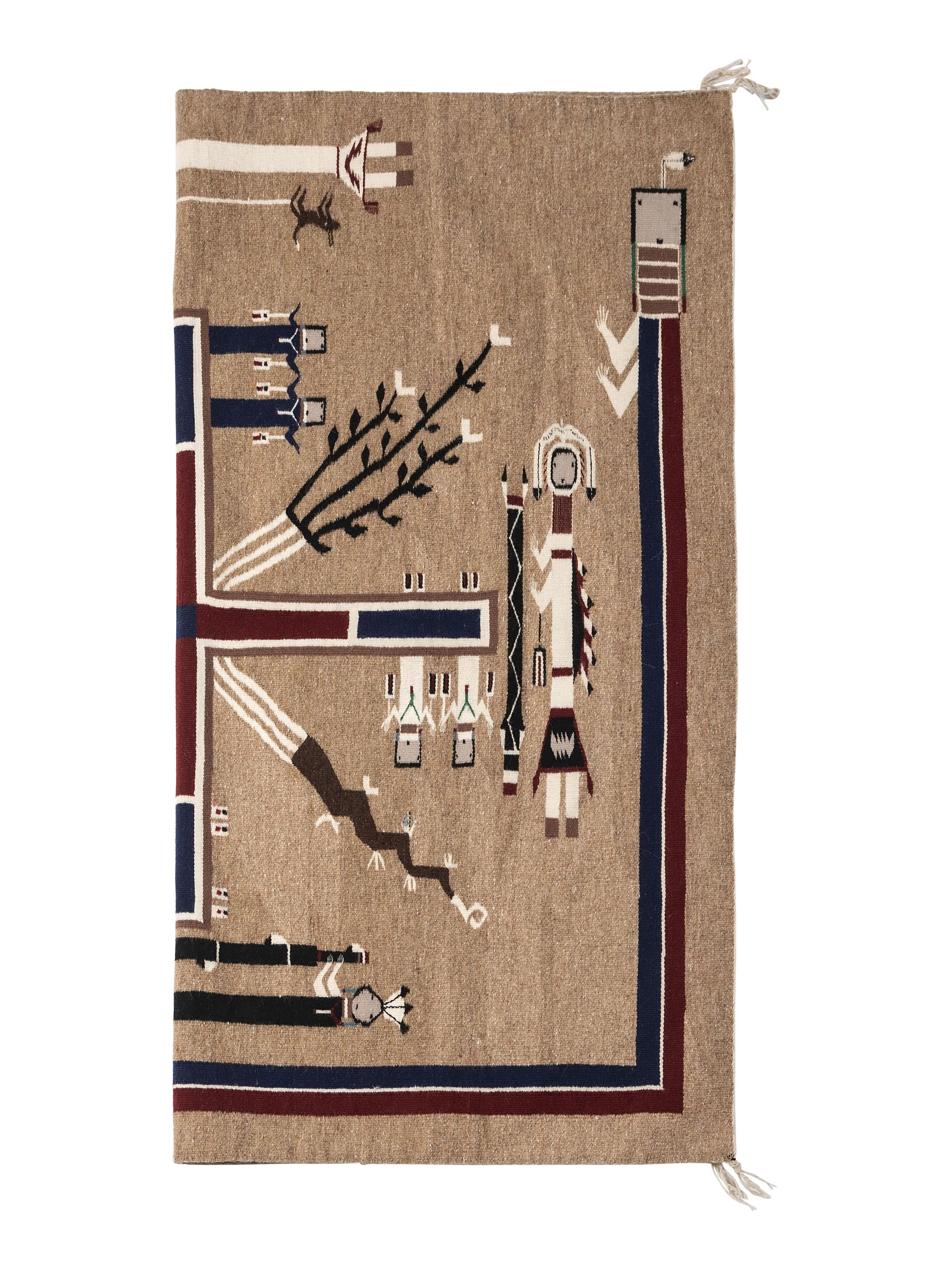 Navajo Sandpainting Weaving / Rug