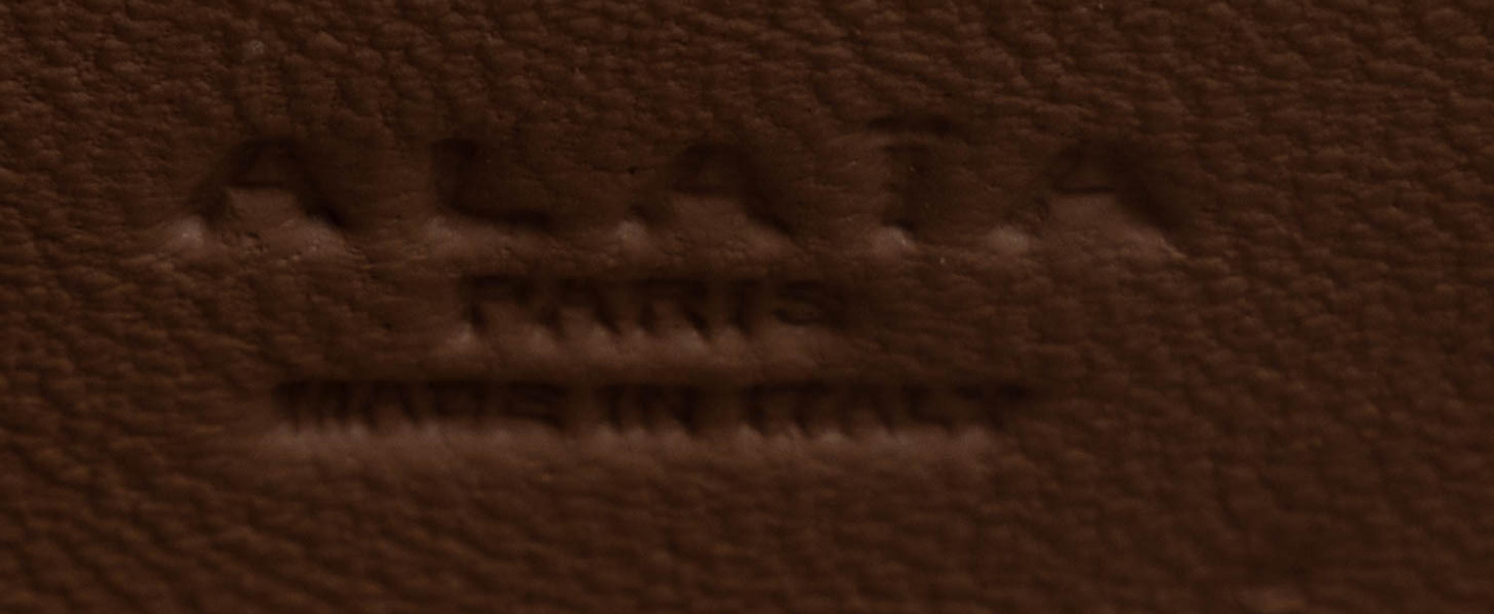 Alaïa, Laser-Cut Leather Clutch