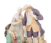 A Meissen Porcelain Figural Group of Laurette