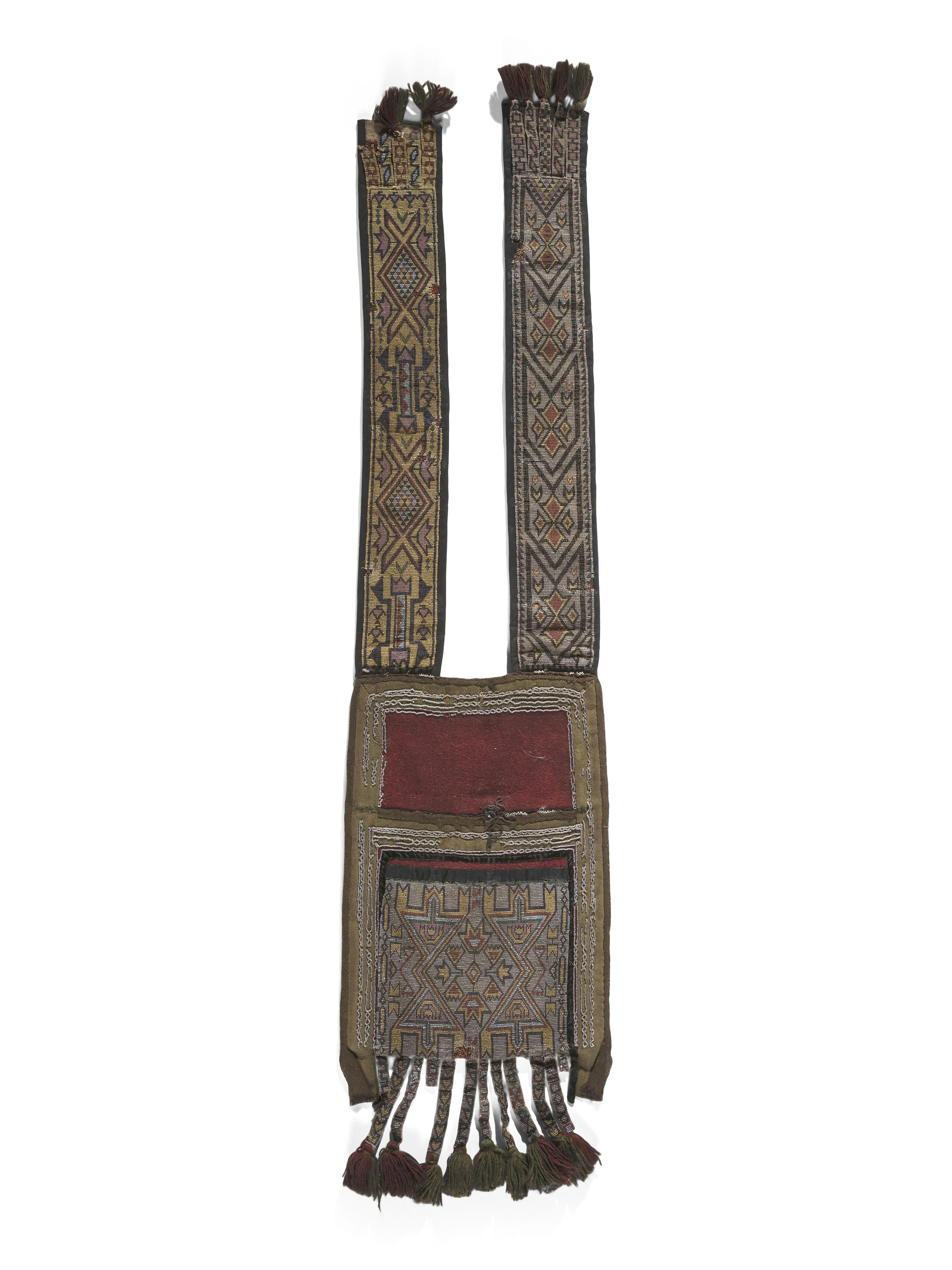Anishinaabe Loom Beaded Bandolier Bag