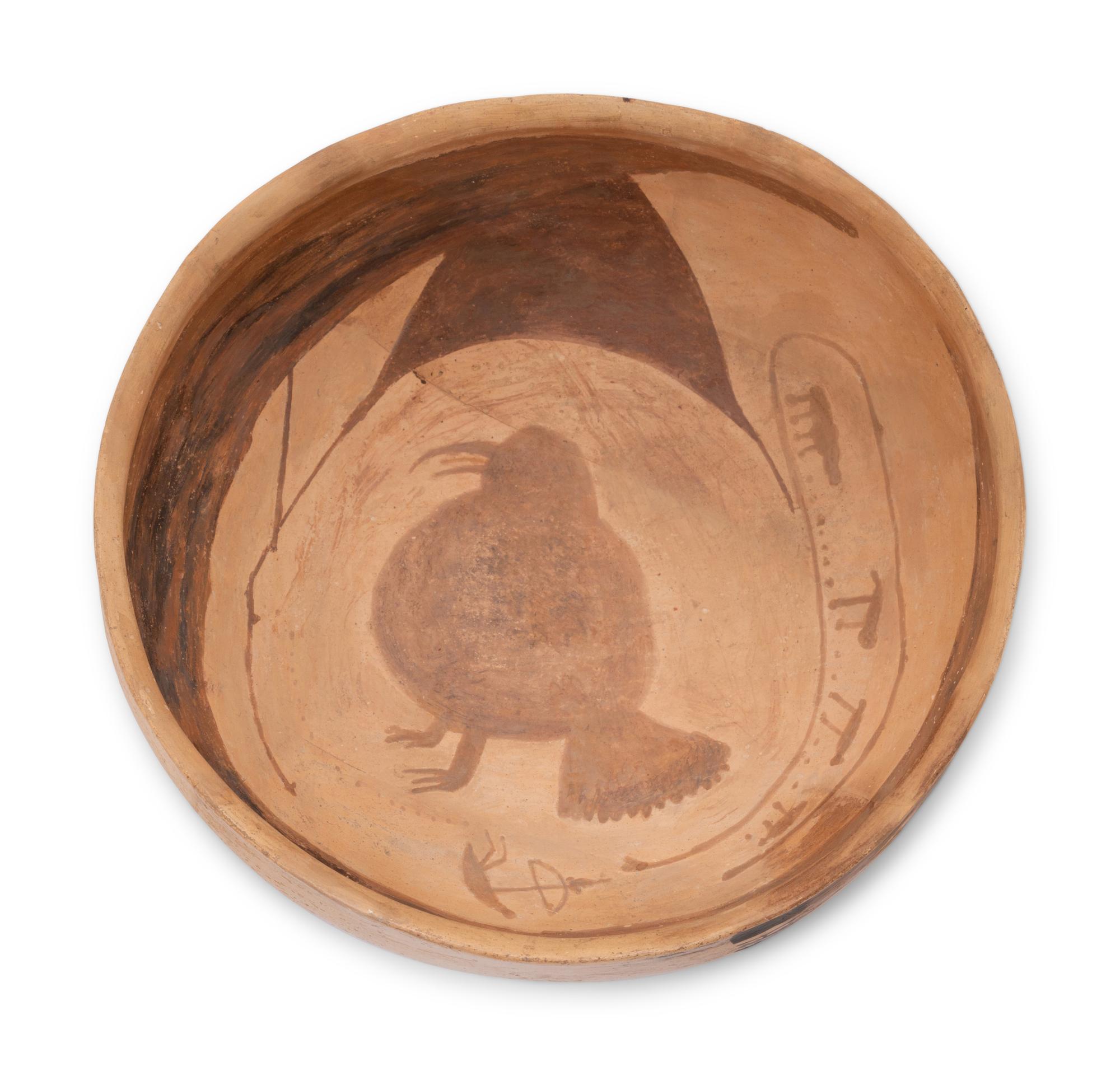 Jeddito Pictorial Pottery Bowl