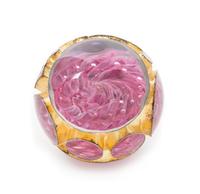Andrew Fote, (American), a gold-encased paperweight