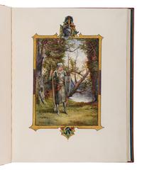 SANGORSKI, Alberto, calligrapher and illuminator. -- KEATS, John (1795-1821). "La Belle Dame sans Merci" -- "Ode on a Grecian Urn" -- "Ode to Psyche." London, 1928.