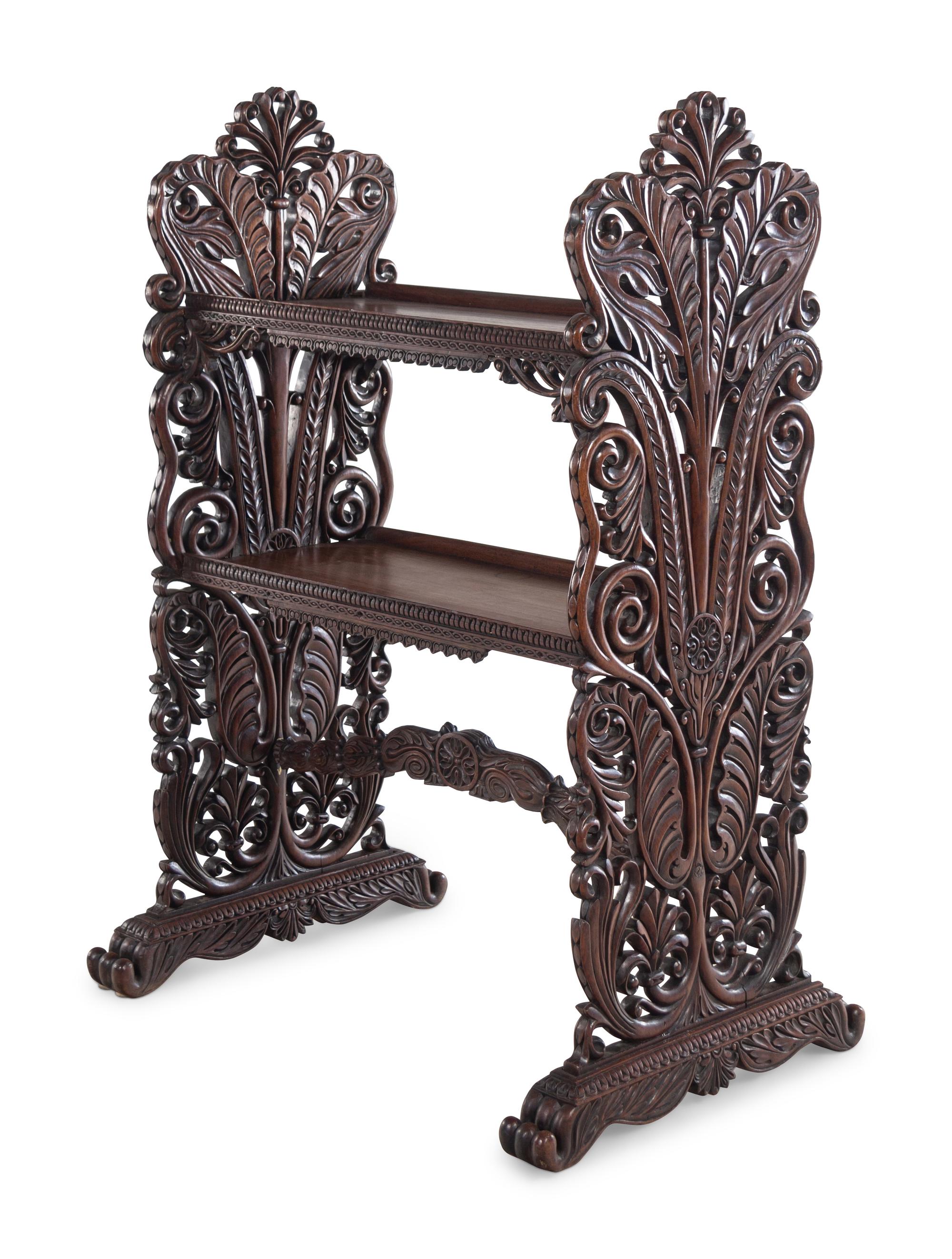 A French Rosewood Étagère