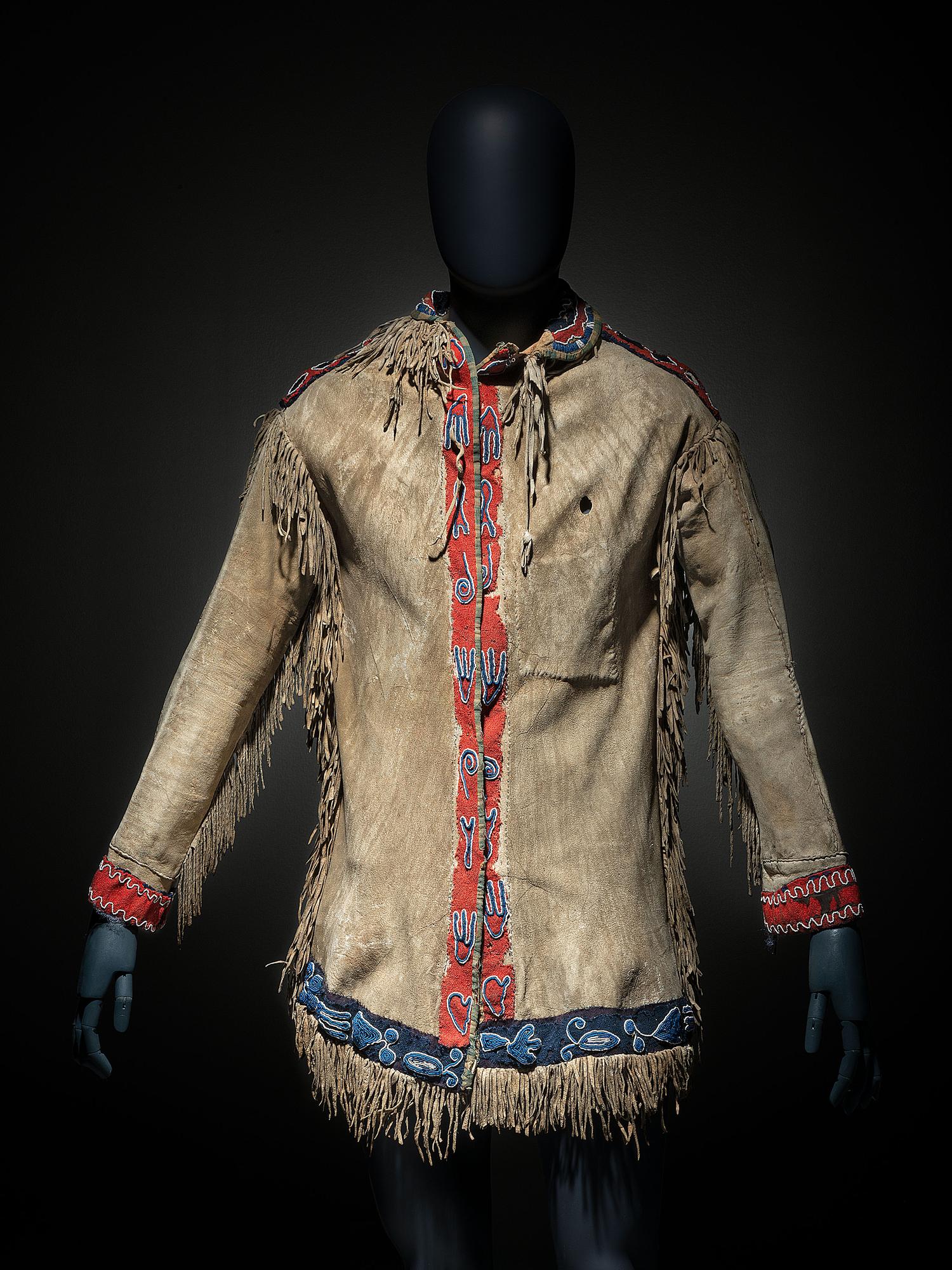 Northern Cree Beaded Hide Scout Jacket