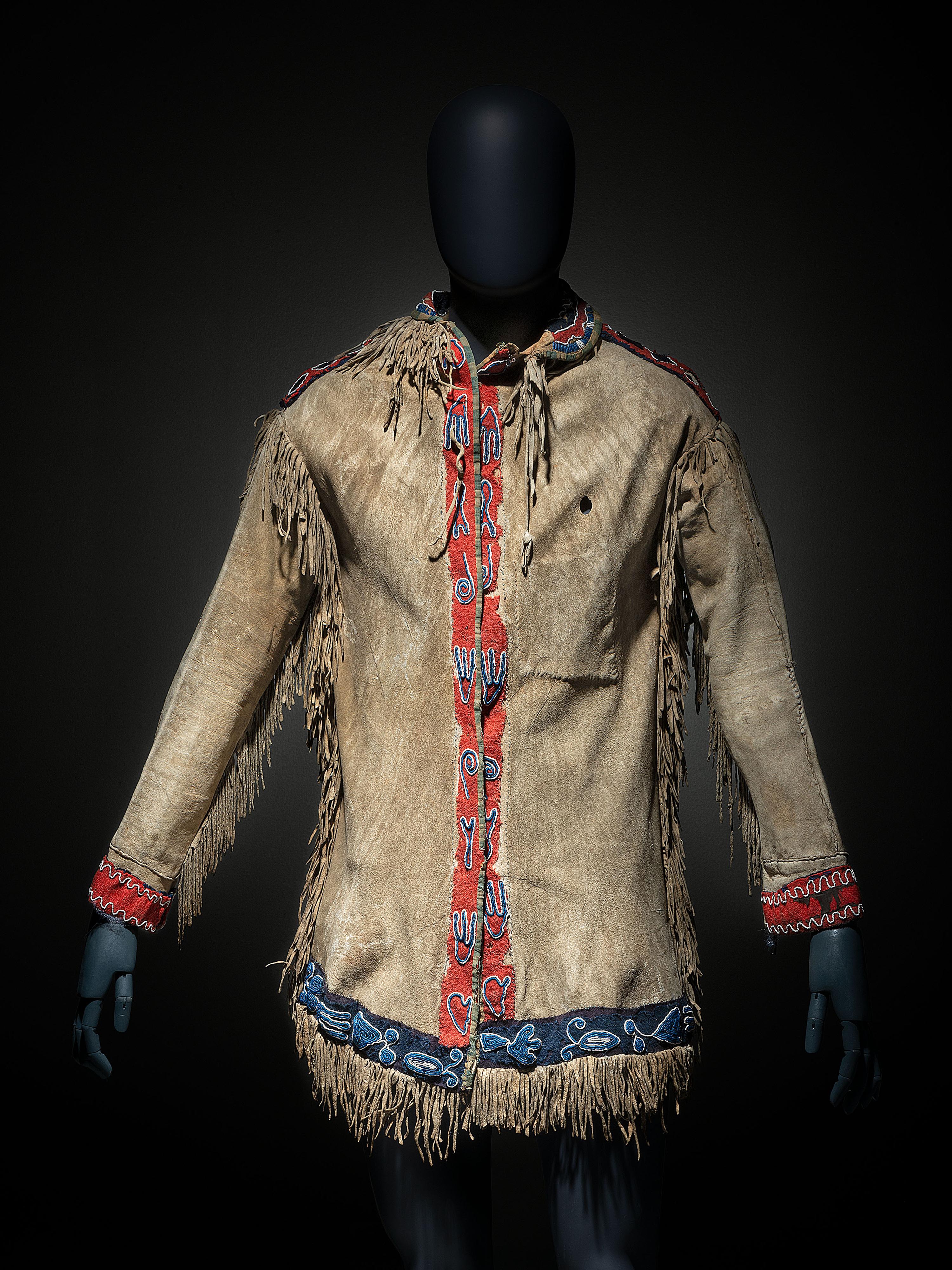 Northern Cree Beaded Hide Scout Jacket