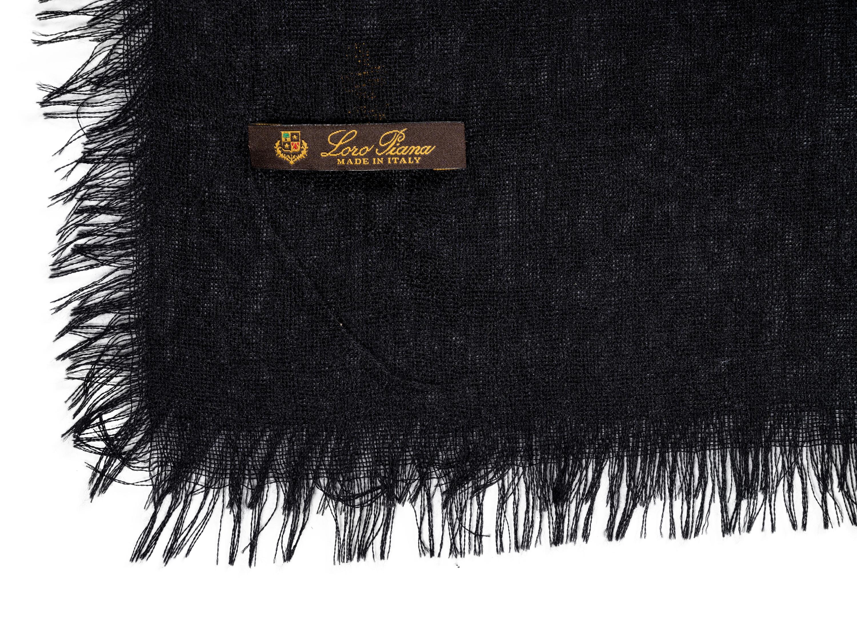 Eight Designer Shawls and Scarves: One Giorgio Armani, Two Hermès, and Five Loro Piana