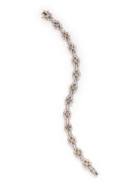 COLORED DIAMOND AND DIAMOND BRACELET