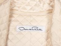 Oscar de la Renta, Quilted Fur & Satin Jacket