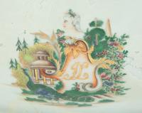 A Chinese Export Porcelain Armorial Decorated Punch Bowl