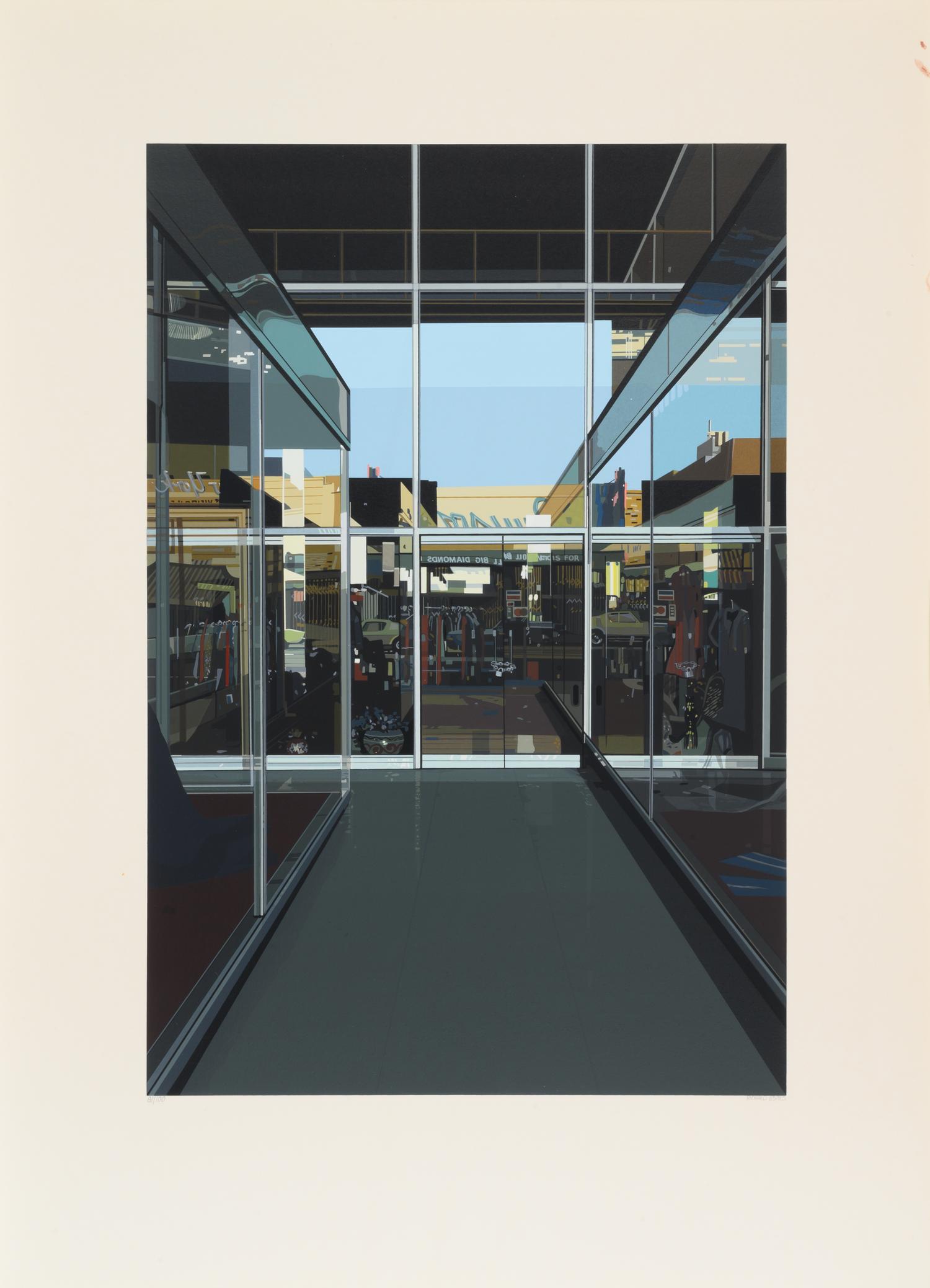 Urban Landscapes No. 2 (complete portfolio of 8 prints with original cloth portfolio)