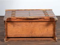 A Federal Grain Painted Pine Two-Drawer Blanket Chest