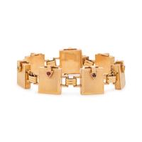 TIFFANY & CO., RETRO, YELLOW GOLD 'DEAREST' BRACELET