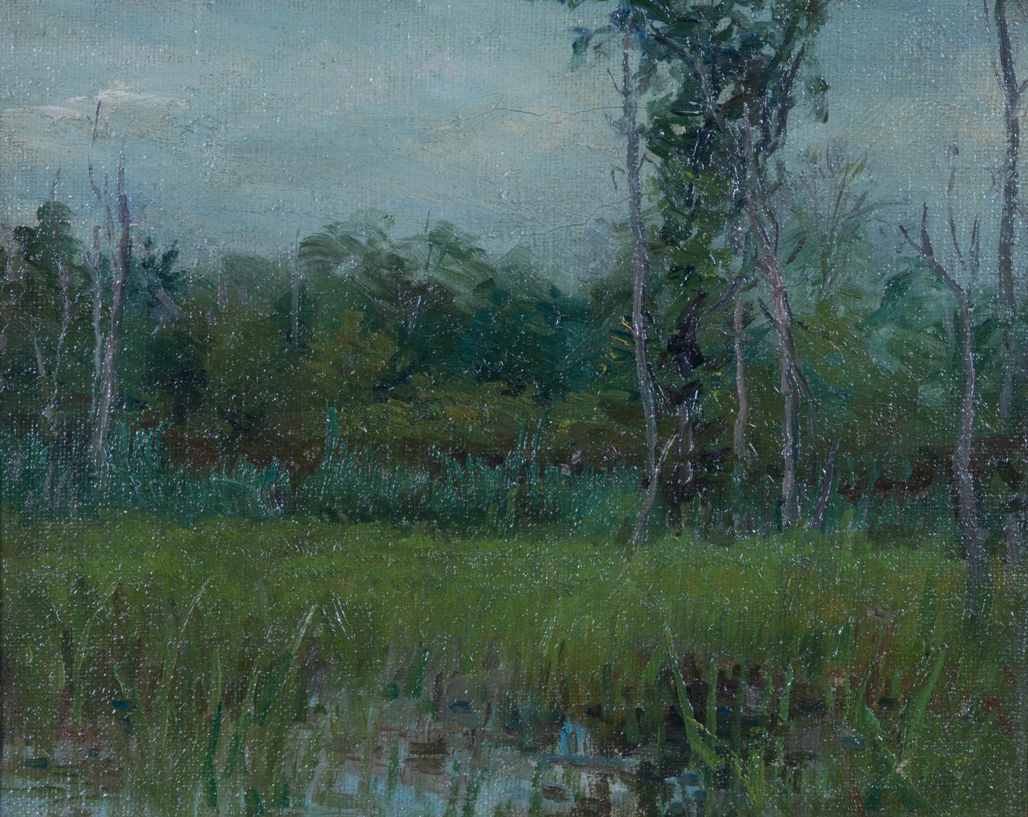 Robert William Vonnoh, (American, 1858-1933), Landscape