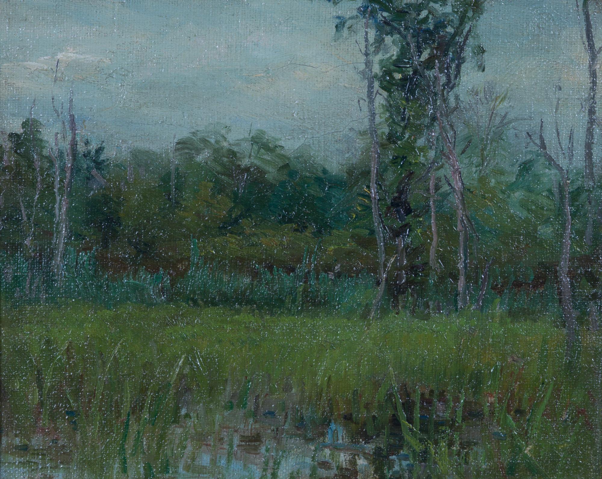 Robert William Vonnoh, (American, 1858-1933), Landscape