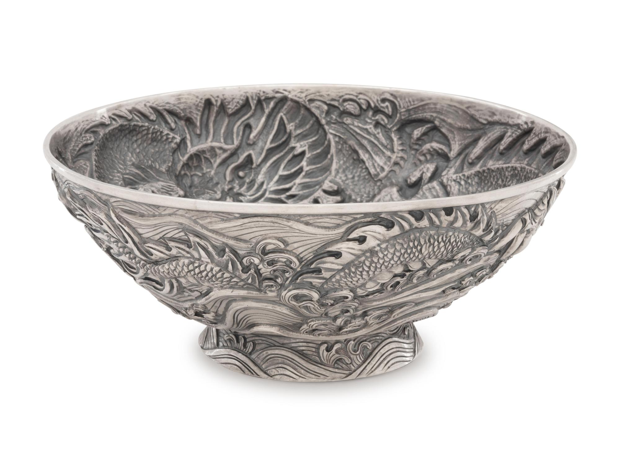 A Japanese Silver Bowl