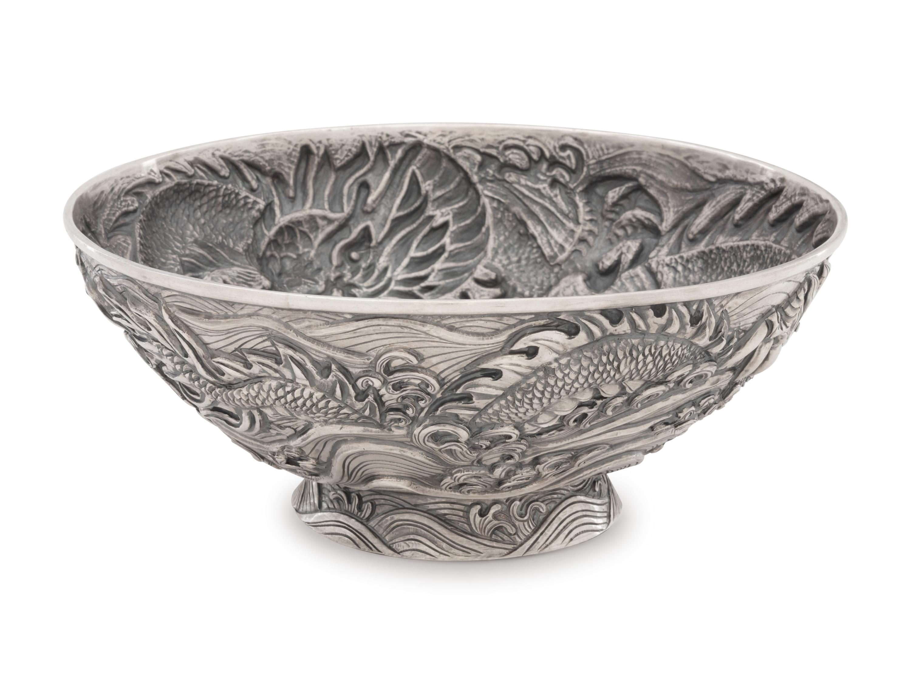 A Japanese Silver Bowl