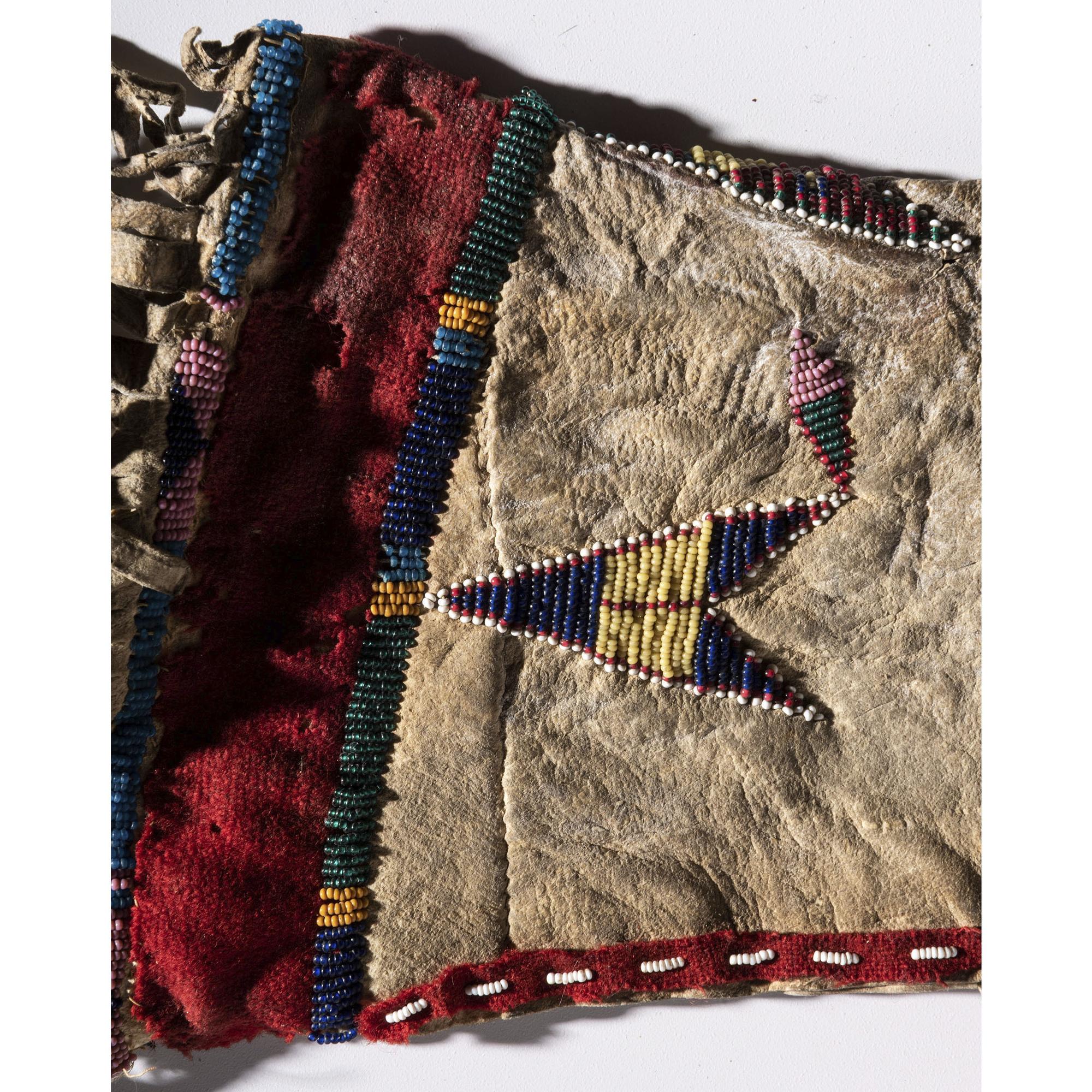Northern Plains Beaded Hide Rifle Scabbard