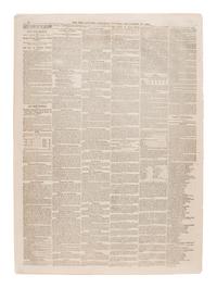 [AFRICAN AMERICANA]. Print ephemera related to enslavement and racism, comprising: