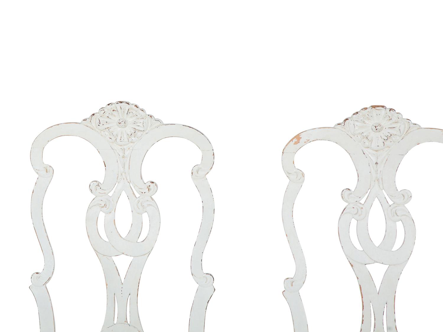 A Set of Eight Italian Painted Dining Chairs — EARLY 20TH CENTURY