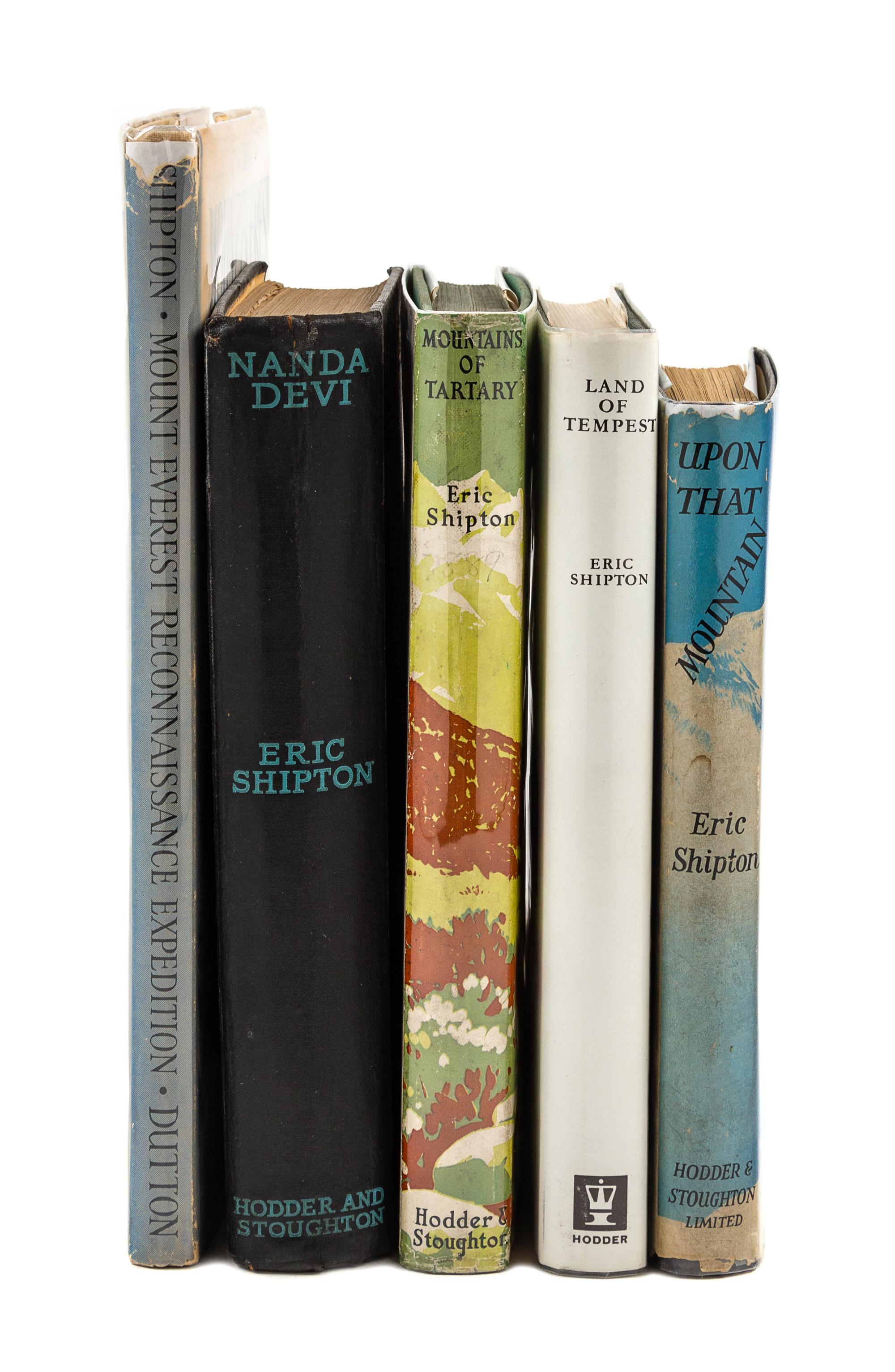 SHIPTON, Eric (1907-1977). A group of 7 works, comprising:
