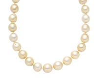 CULTURED GOLDEN SOUTH SEA PEARL NECKLACE