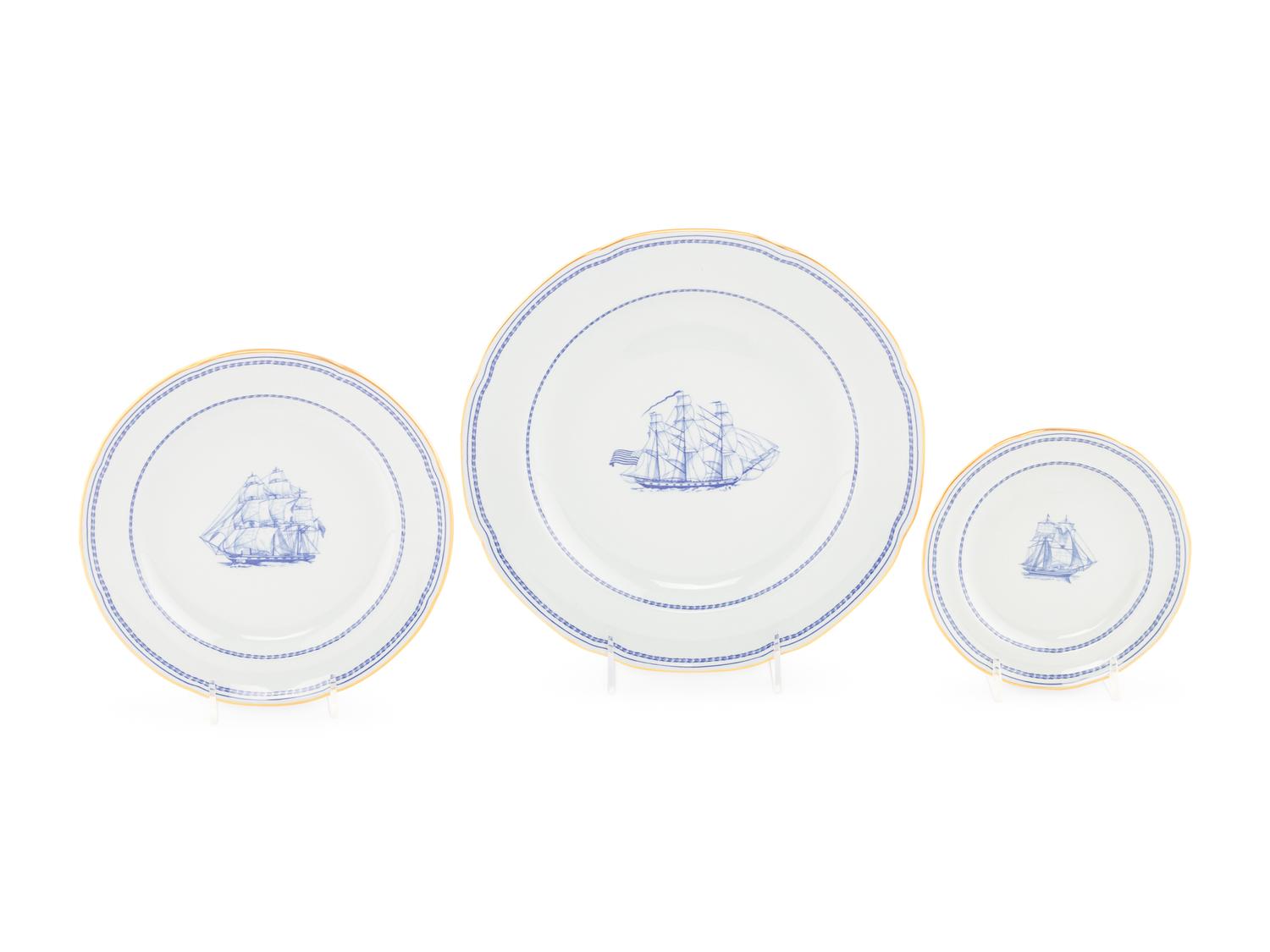 A Spode Stonerware Dinner Service