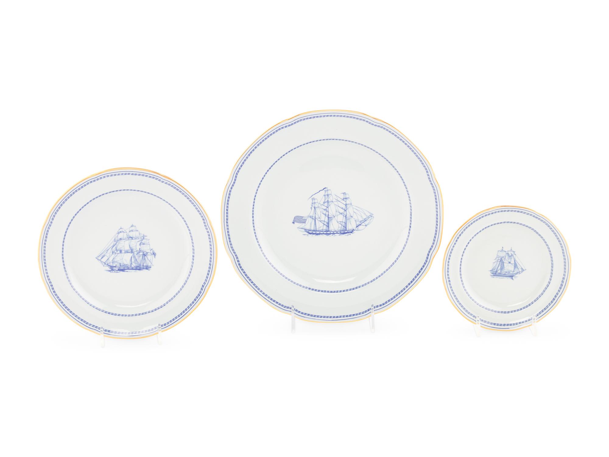 A Spode Stonerware Dinner Service