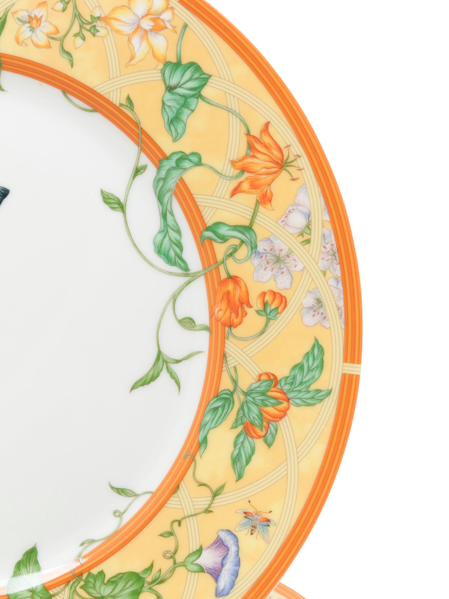 An Hermès Porcelain Siesta Luncheon Service