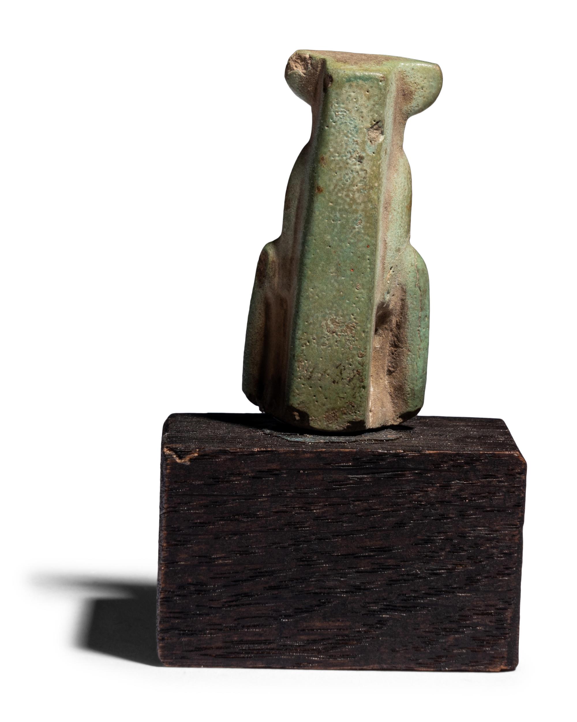 An Egyptian Faience Fragment of Nephthys