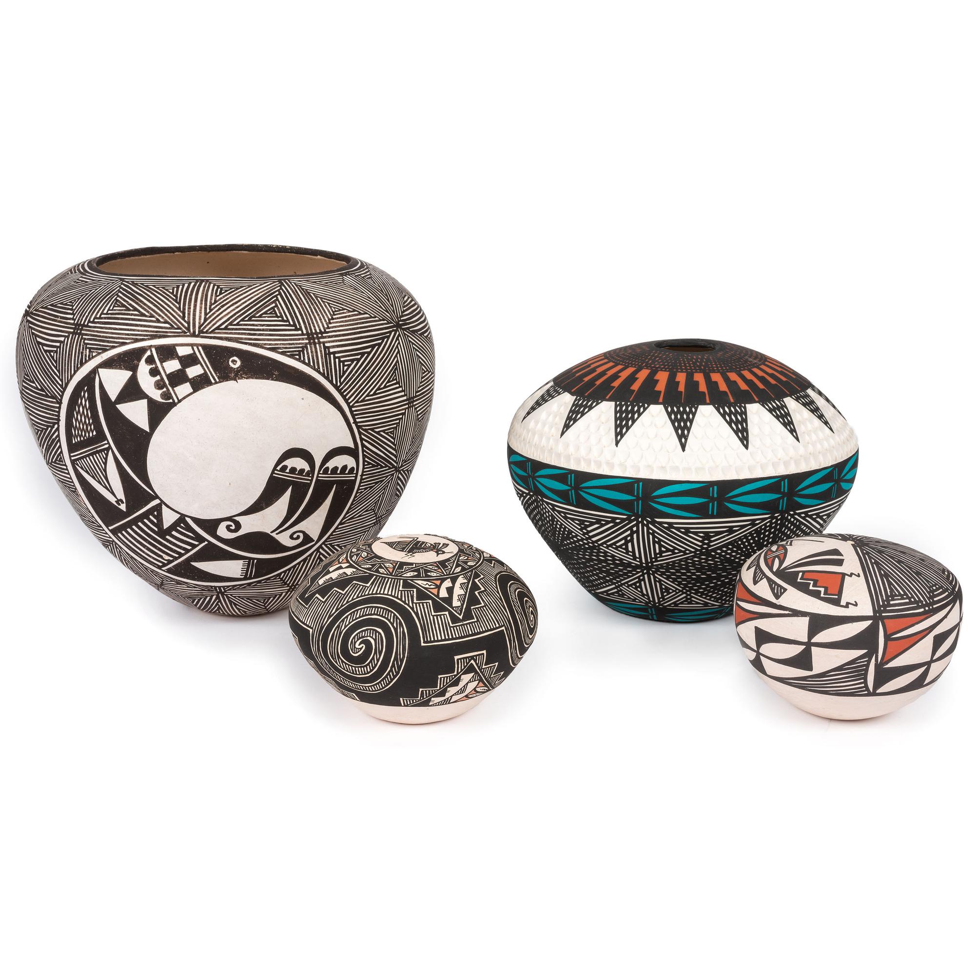 Collection of Acoma Pottery